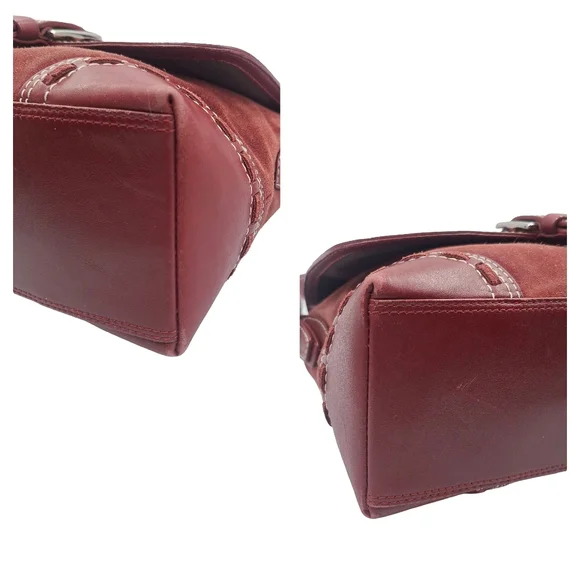 Vintage Y2K Coach Soho Hamptons Suede Leather Convertible Bag - Picture 7 of 12